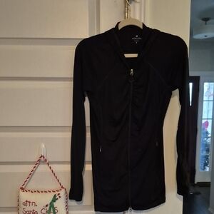 Athleta Black Full-Zip Hoodie